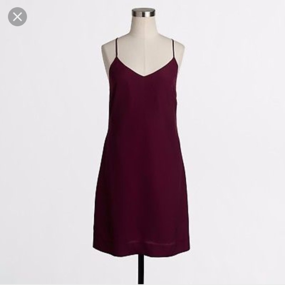 Jcrew black tank dress